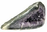 Purple Amethyst Geode With Polished Face - Uruguay #152448-2